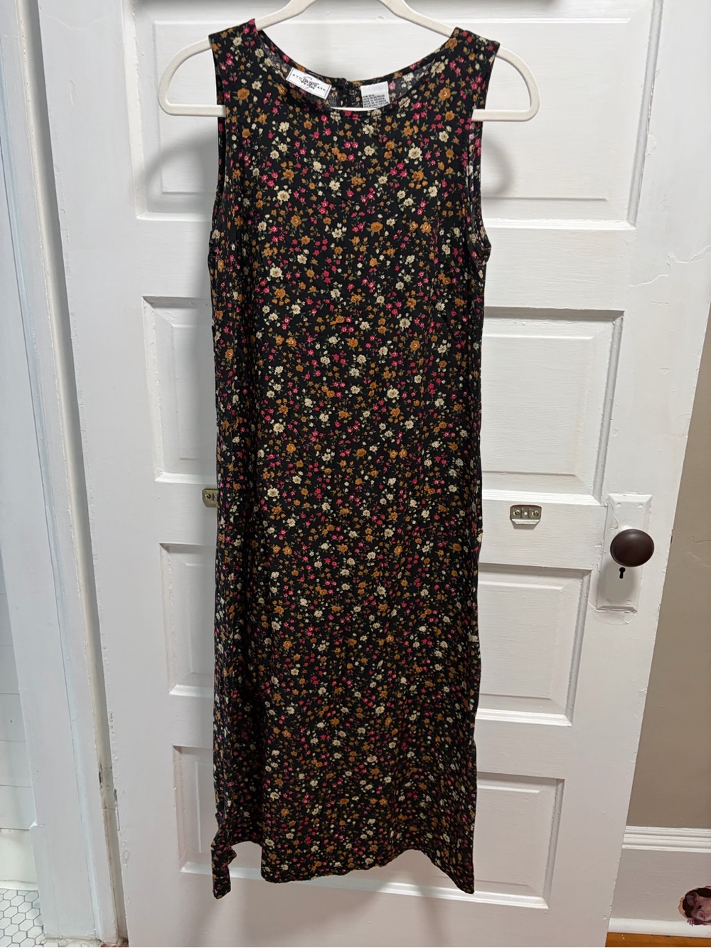 Studio Ease Sleeveless Floral Midi Dress Size 10P